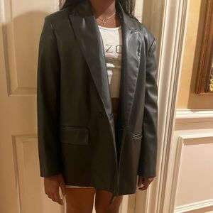 Zara Black Blazer Classic Suit Jacket